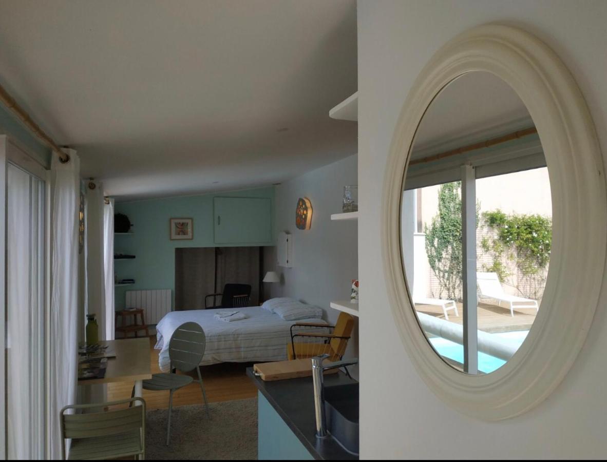 Chambre Studio Independante Au Calme Vue Sur Piscine Teyran 외부 사진